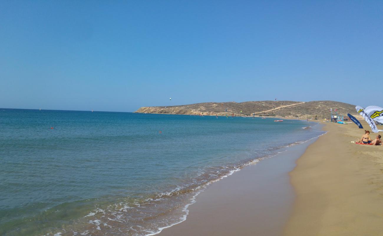 Foto de Prasonisi Beach con arena oscura superficie