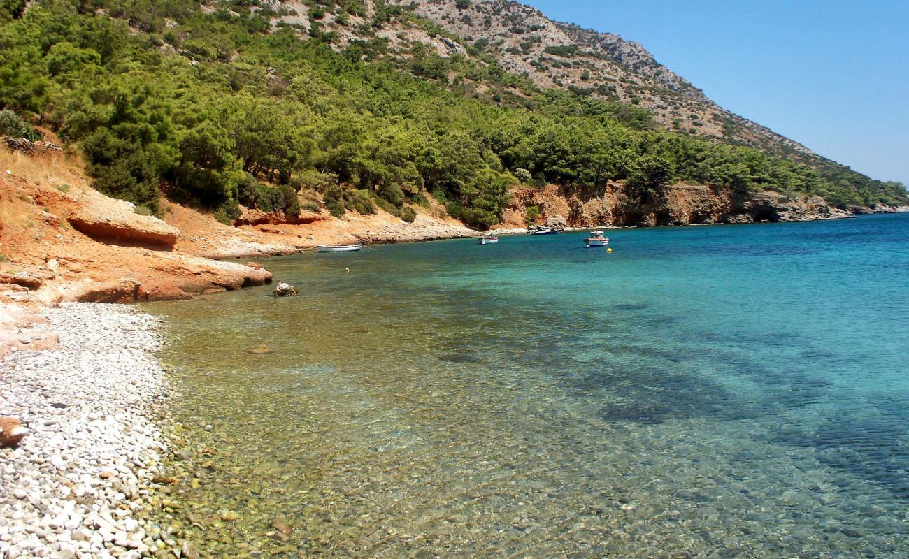 Foto de Sidera beach con guijarro ligero superficie