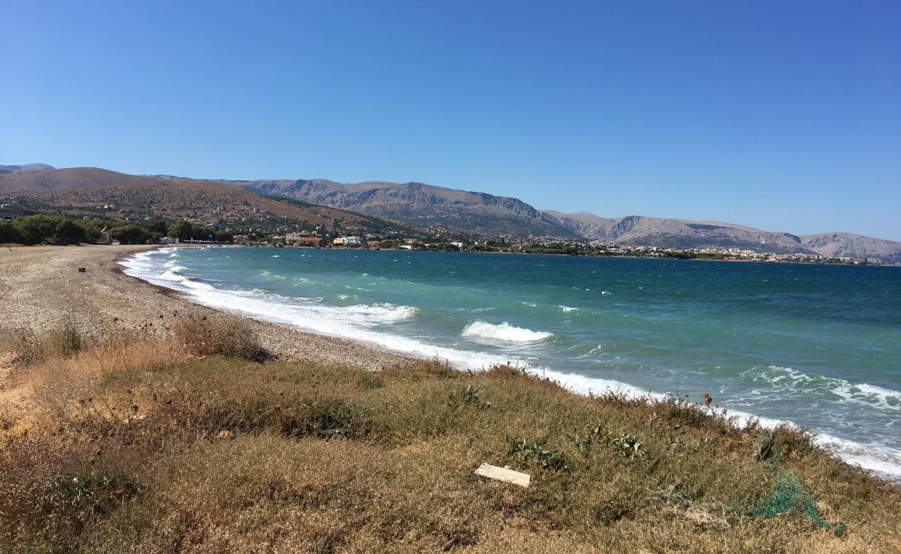 Foto de Paralia Kontari con guijarro ligero superficie