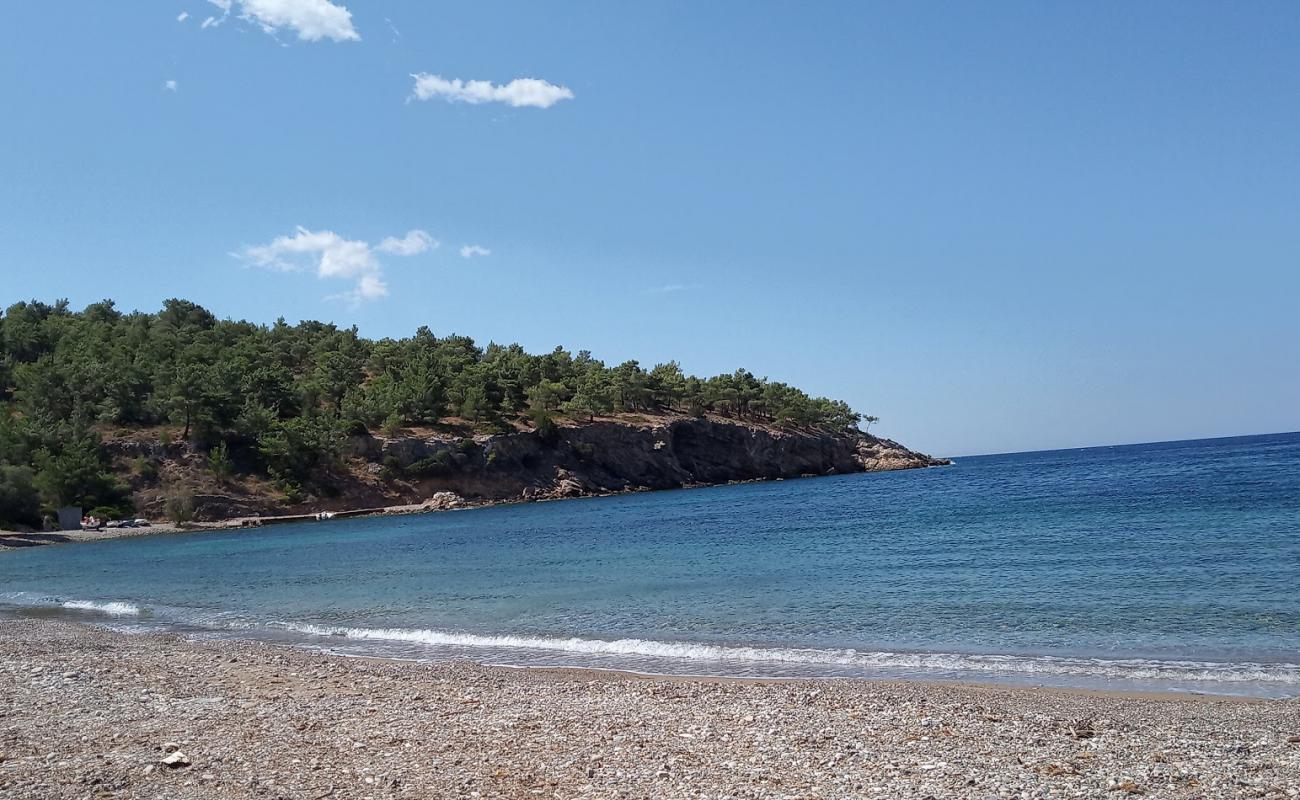 Foto de Paralia Metochi con guijarro ligero superficie