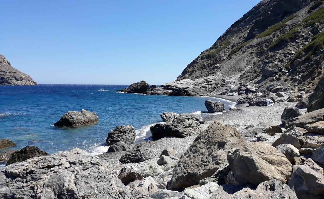 Foto de Kambi beach con guijarro gris superficie