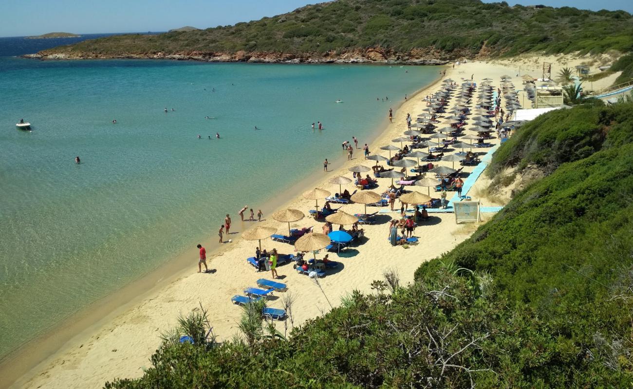 Foto de Playa de Arena Dorada con arena brillante superficie