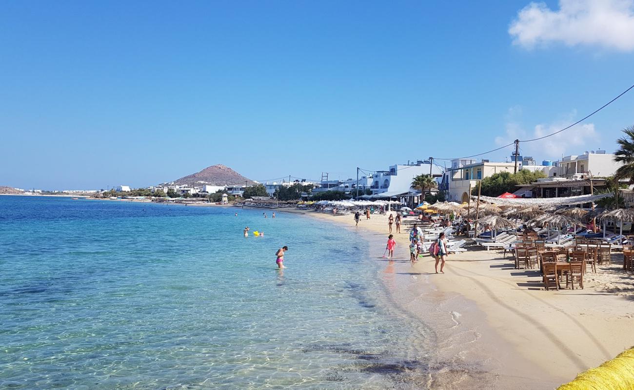 Foto de Playa de Agia Anna con brillante arena fina superficie