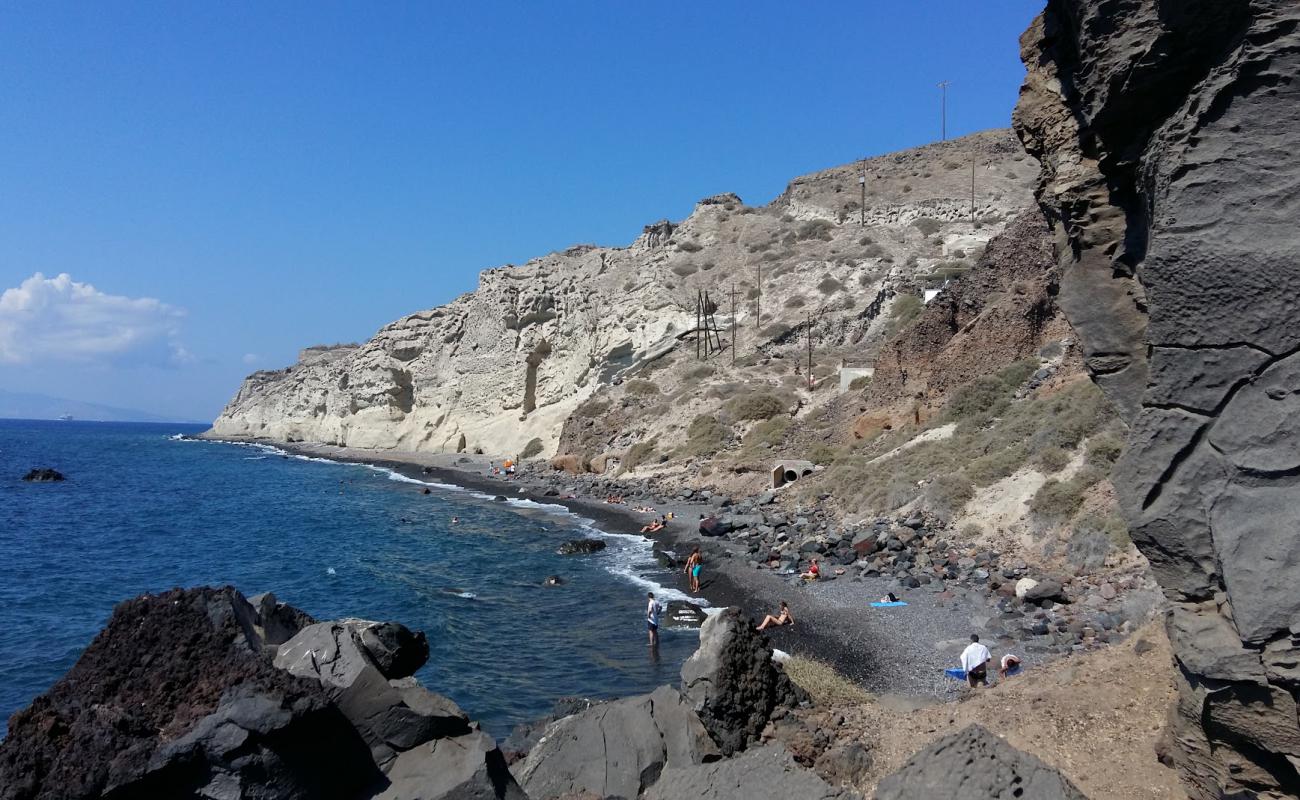 Foto de Paralia Katharos con guijarro ligero superficie