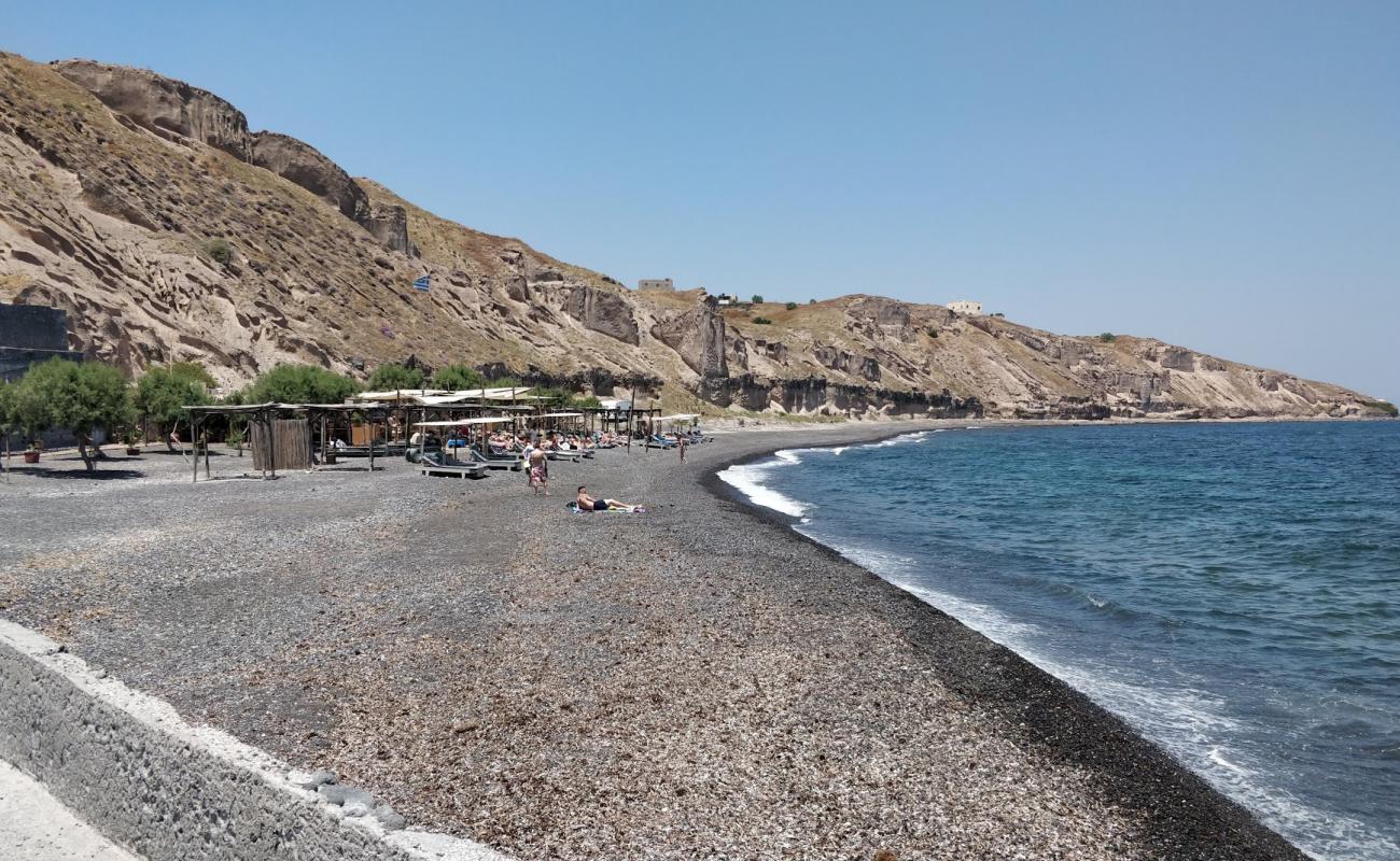 Foto de Kanakari beach con arena gris y guijarros superficie