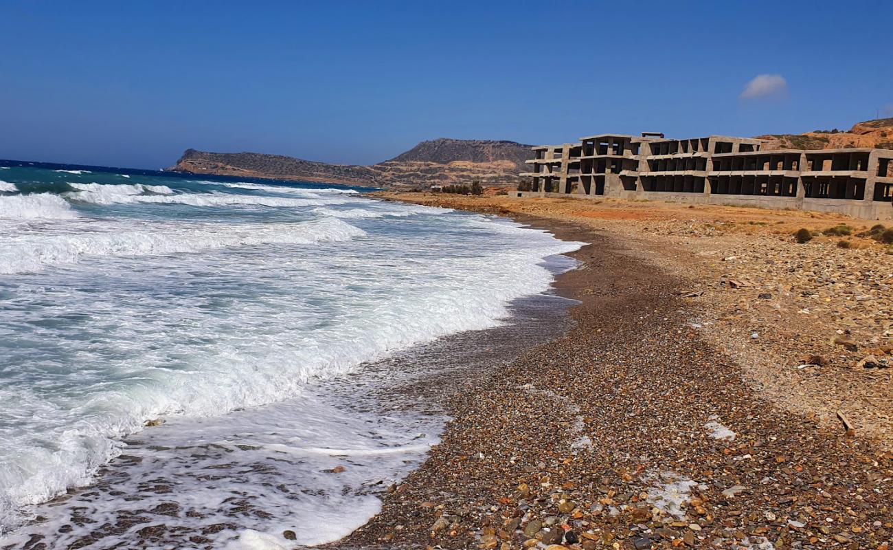 Foto de Agia Fotia con arena/piedras marrón superficie