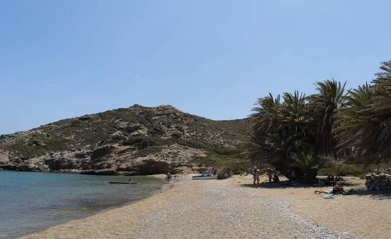 Foto de Playa de Itanos con arena brillante superficie