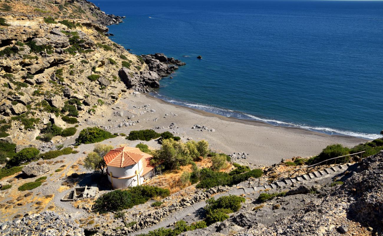 Foto de Paralia Elygias con guijarro gris superficie