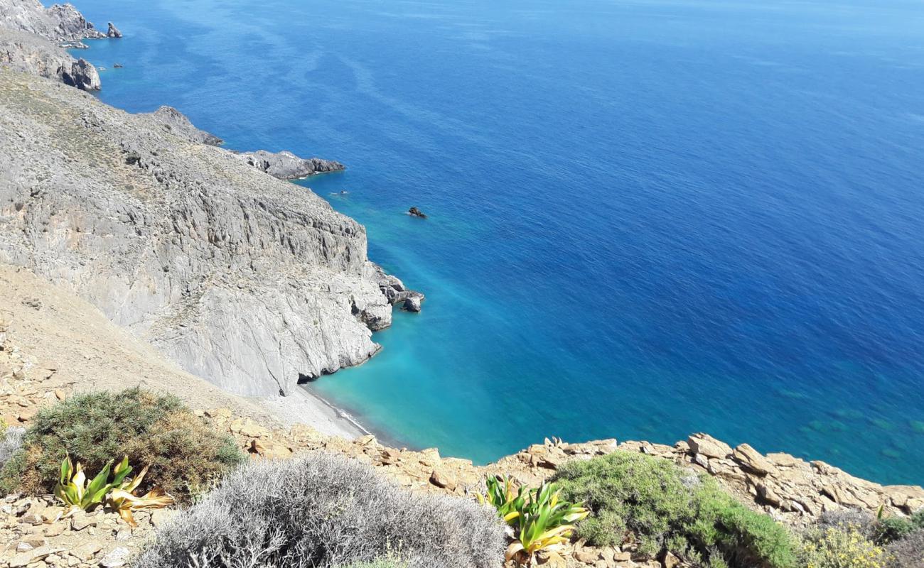 Foto de Lepria beach con guijarro gris superficie