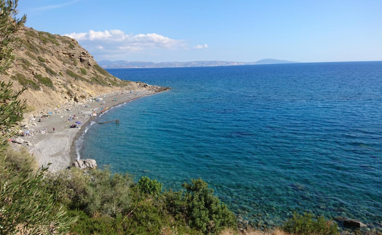 Foto de Lychnistis beach con guijarro gris superficie