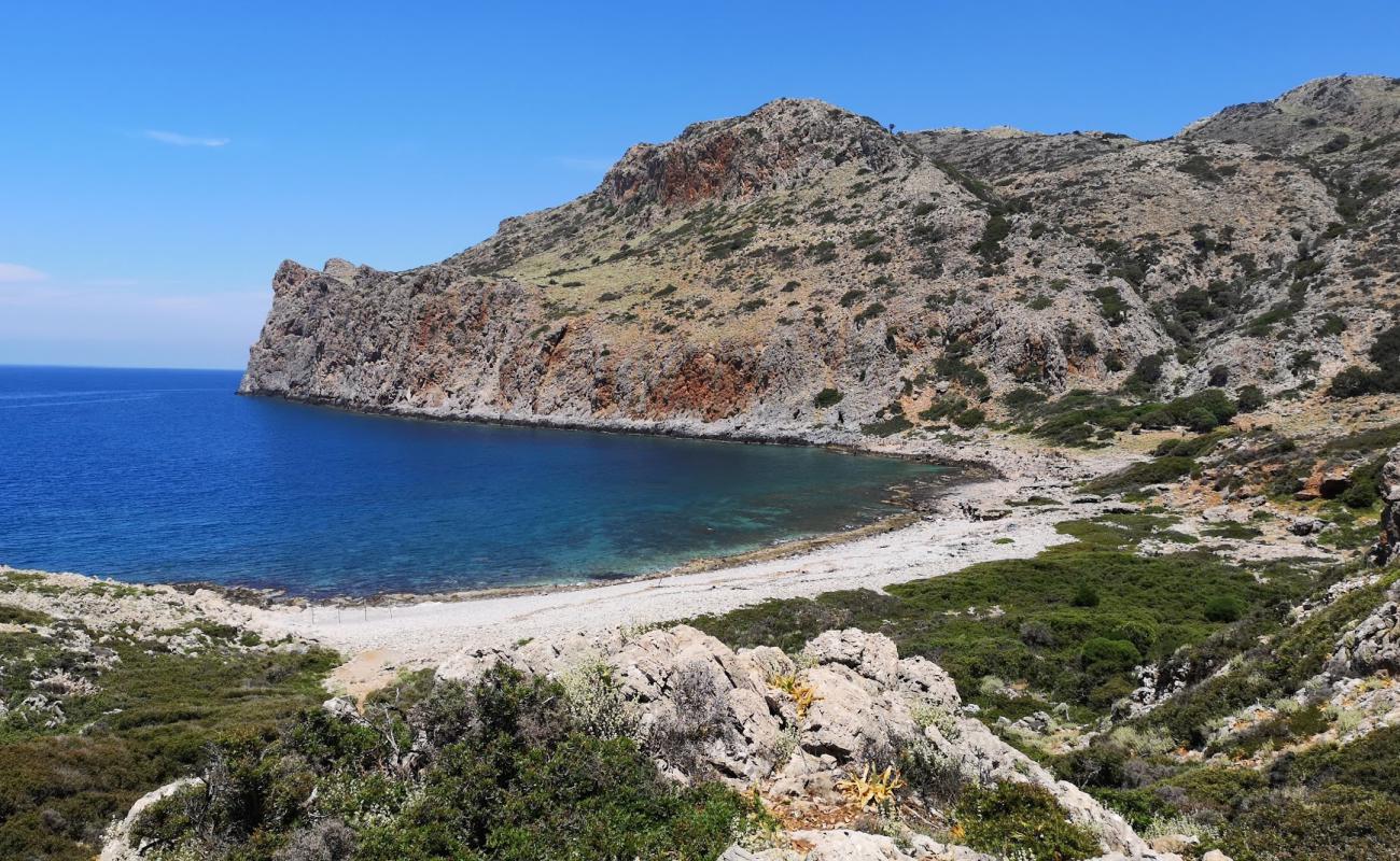 Foto de Agios Pavlos beach con guijarro ligero superficie