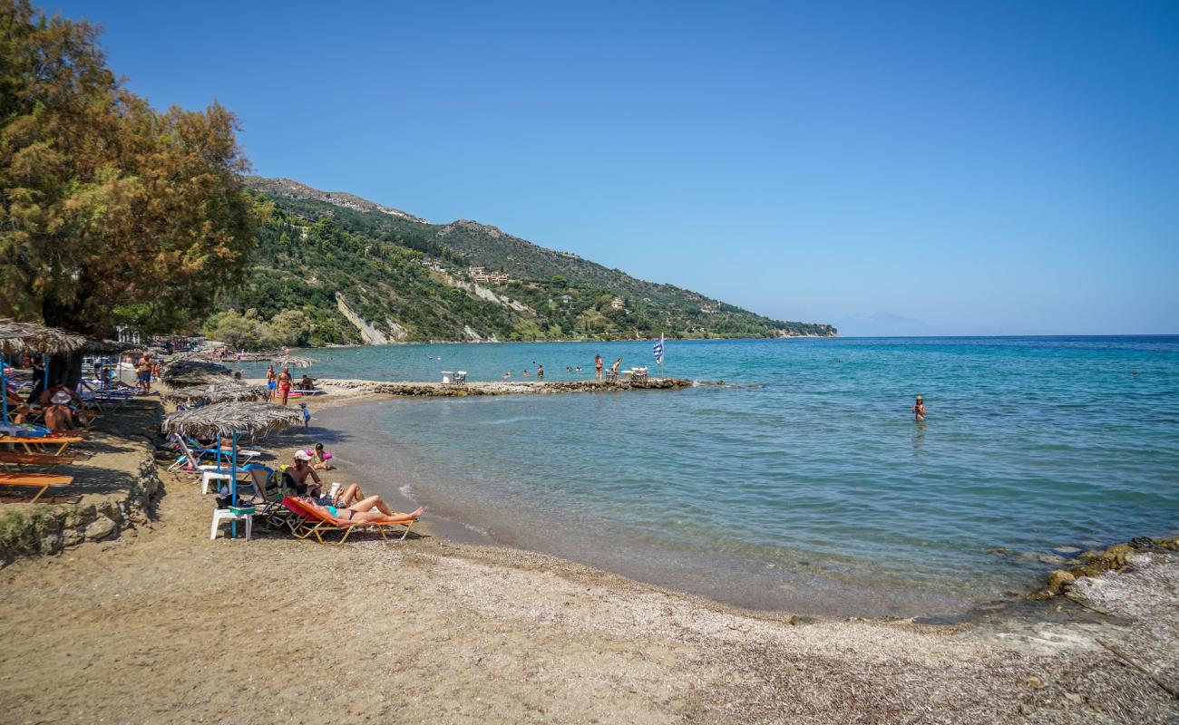 Foto de Zante beach con arena brillante superficie