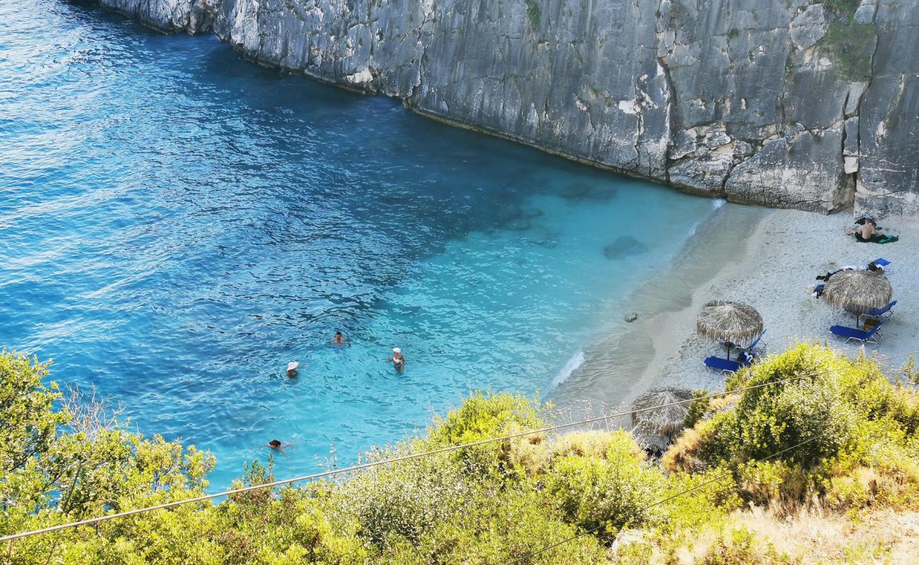 Foto de Playa de Xigia Sulfur con arena fina y guijarros superficie