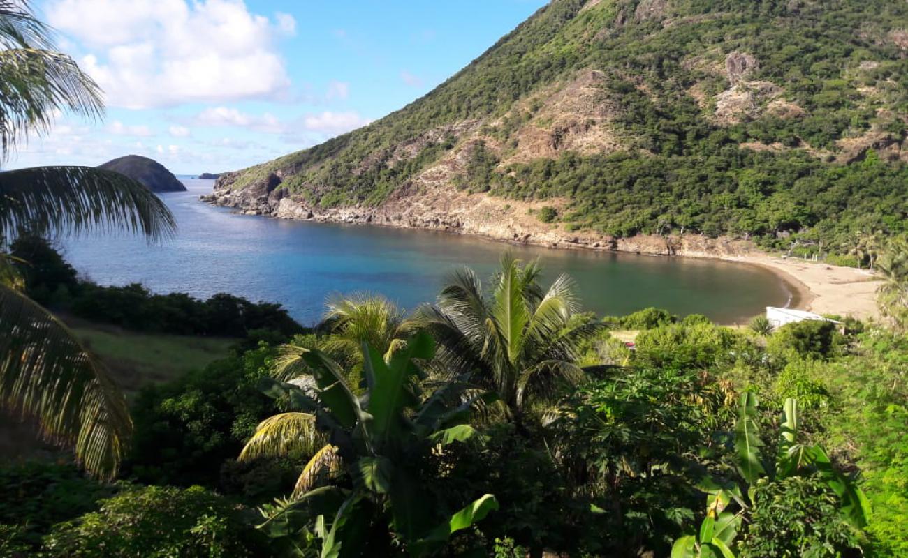 Foto de Plage de l'anse figuier con arena brillante superficie