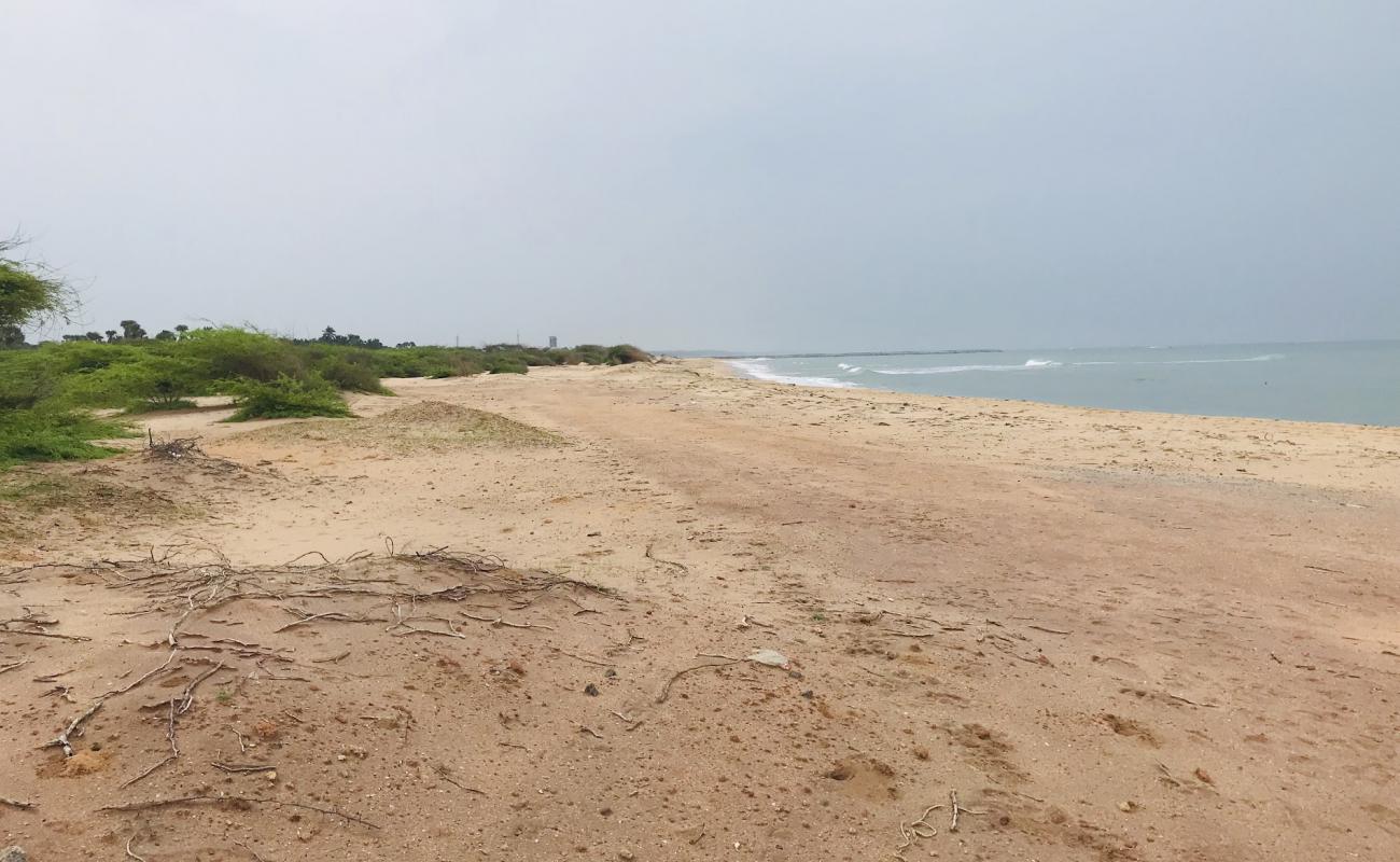 Foto de Thoppuvilai Beach con arena brillante superficie