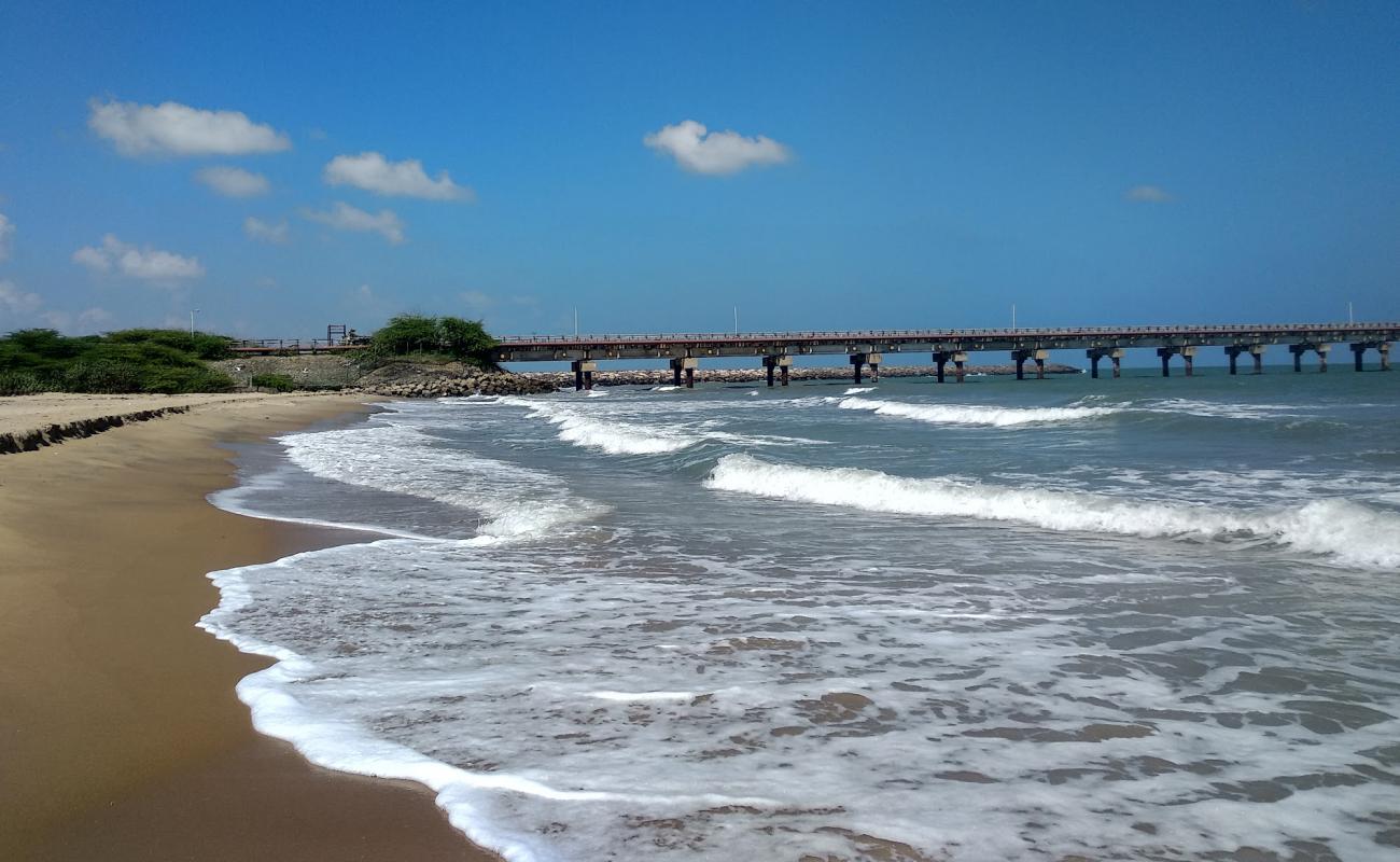 Foto de Nagore Beach con arena brillante superficie