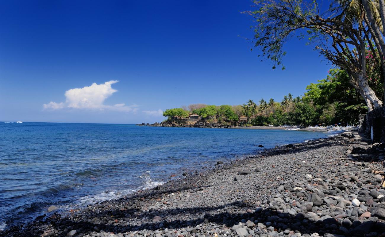 Foto de Tulamben Beach II con guijarro gris superficie