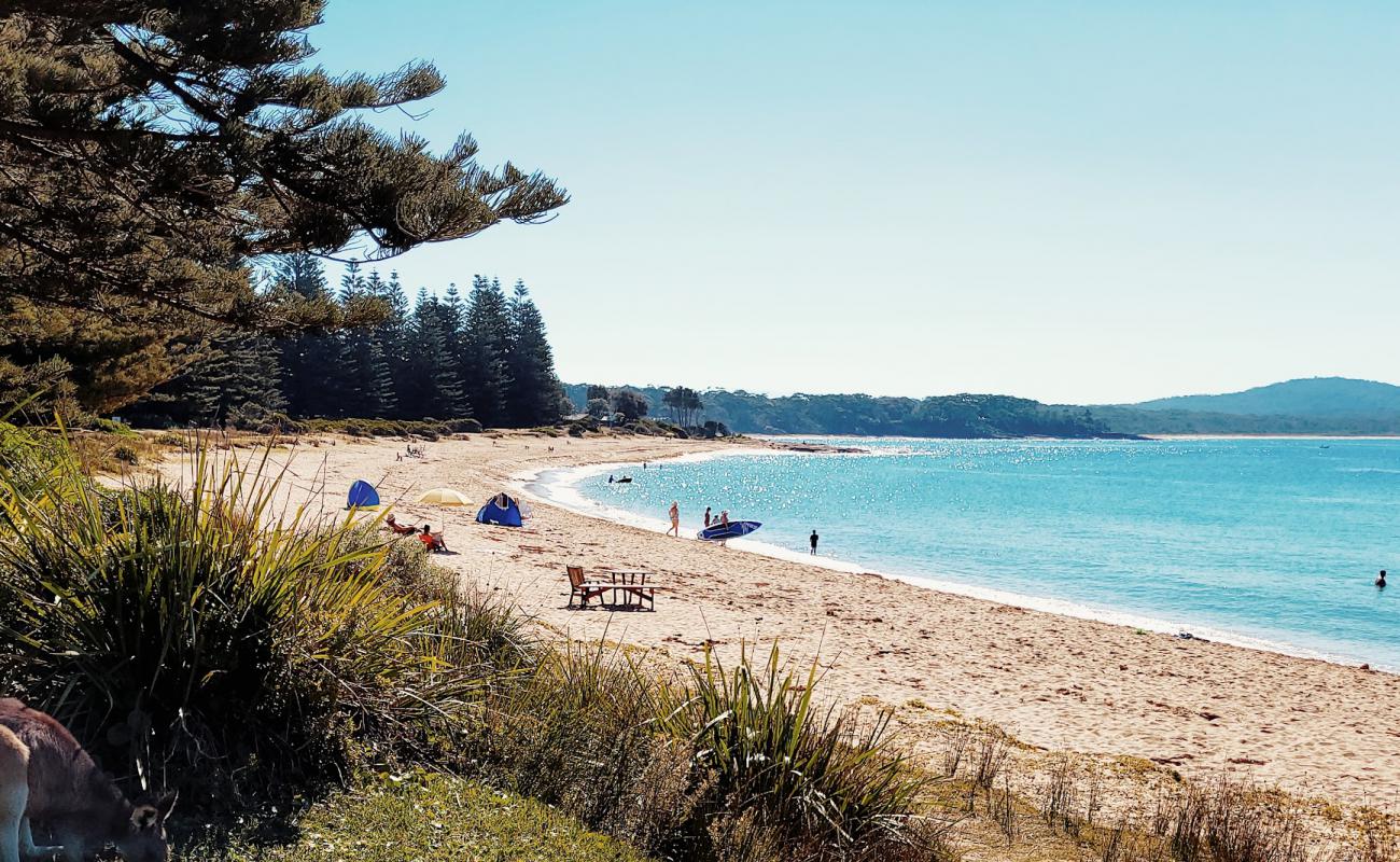 Foto de Mill Beach con arena brillante superficie