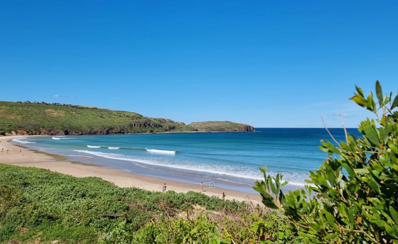 Foto de Killalea Beach con brillante arena fina superficie