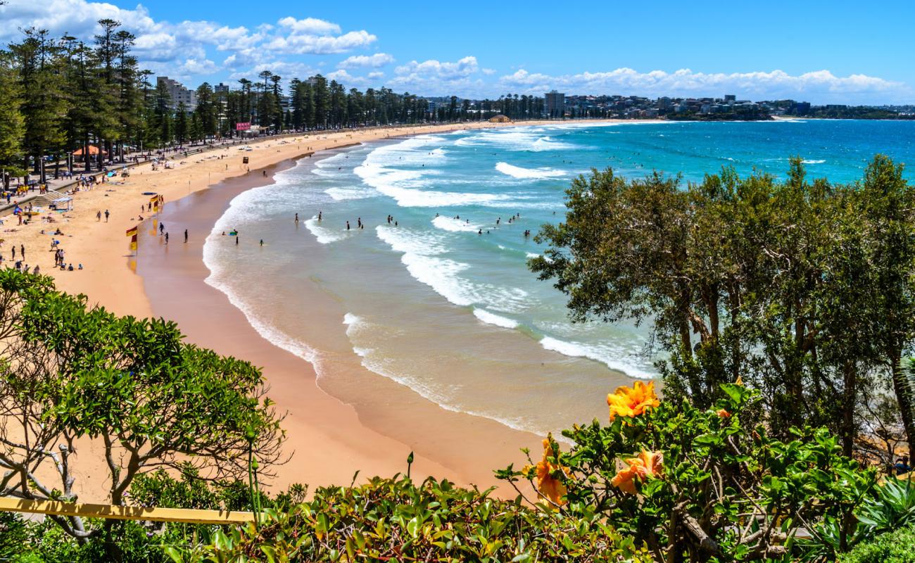 Foto de Playa de Manly con brillante arena fina superficie