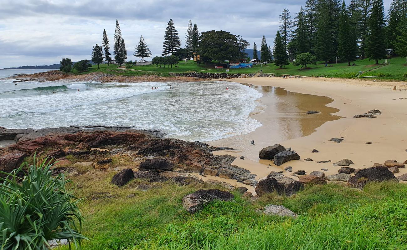 Foto de Horseshoe Bay Beach con brillante arena fina superficie