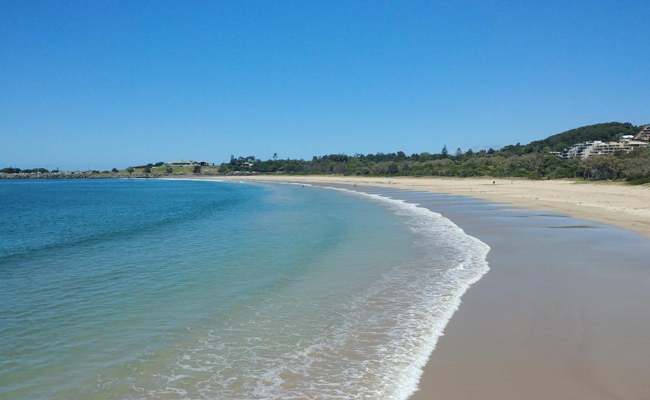 Foto de Jetty Beach con brillante arena fina superficie