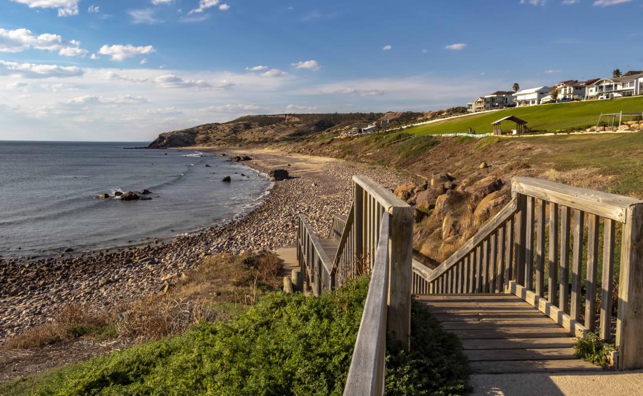 Foto de Hallett Cove Beach con arena fina y guijarros superficie