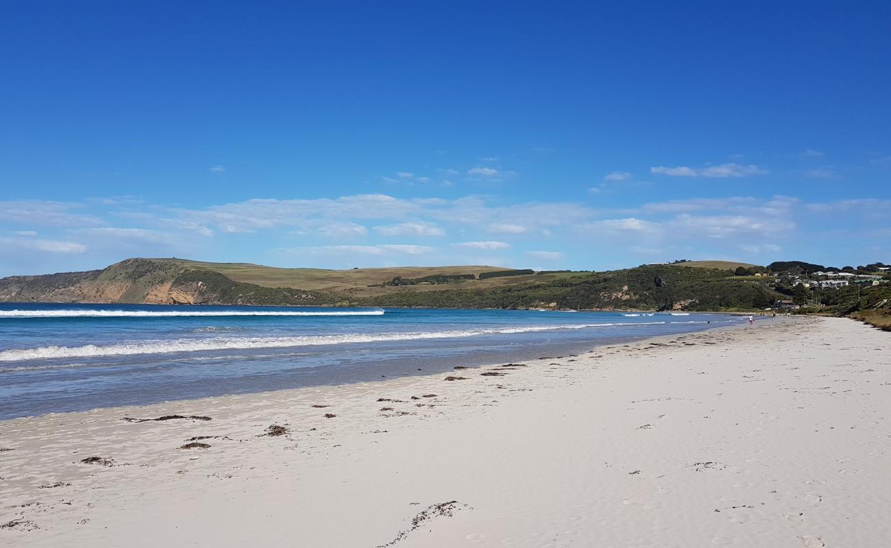 Foto de Shelly Beach, Victoria con arena brillante superficie