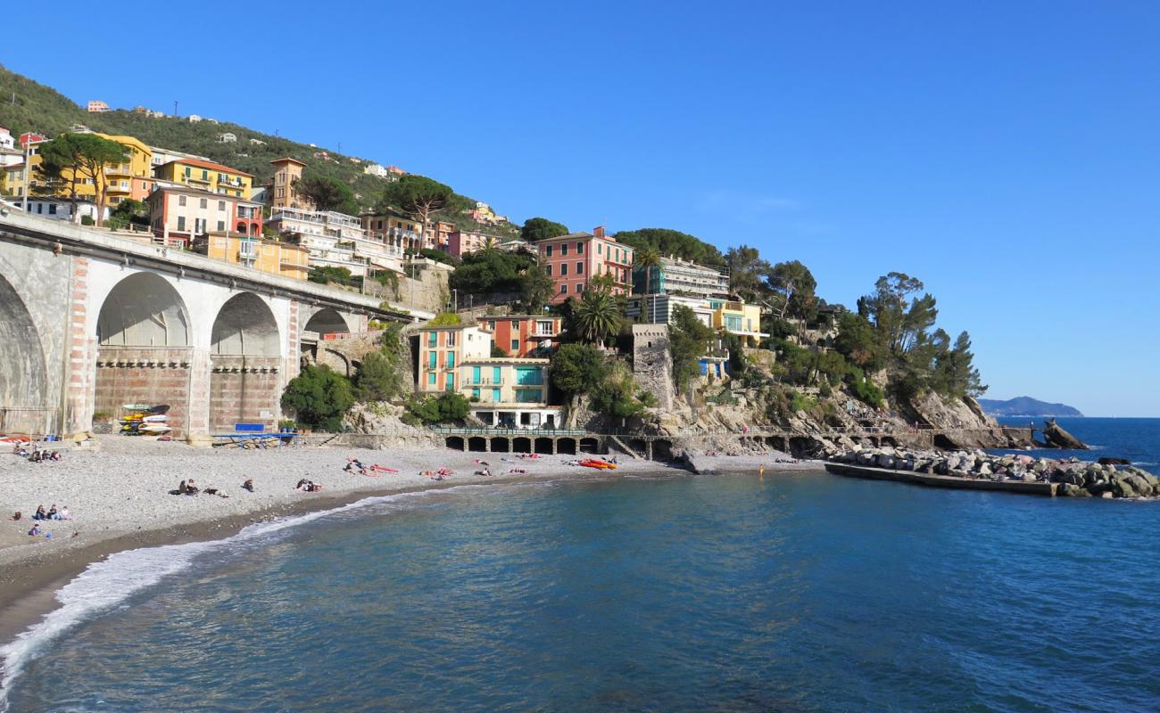 Foto de Spiaggia di Zoagli con guijarro gris superficie