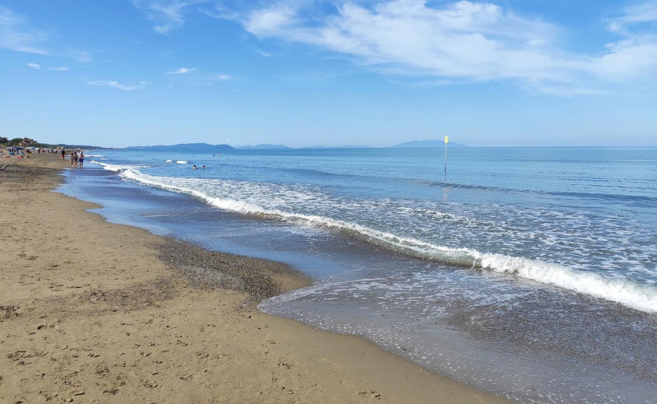 Foto de Marina di Castagneto II con arena oscura superficie