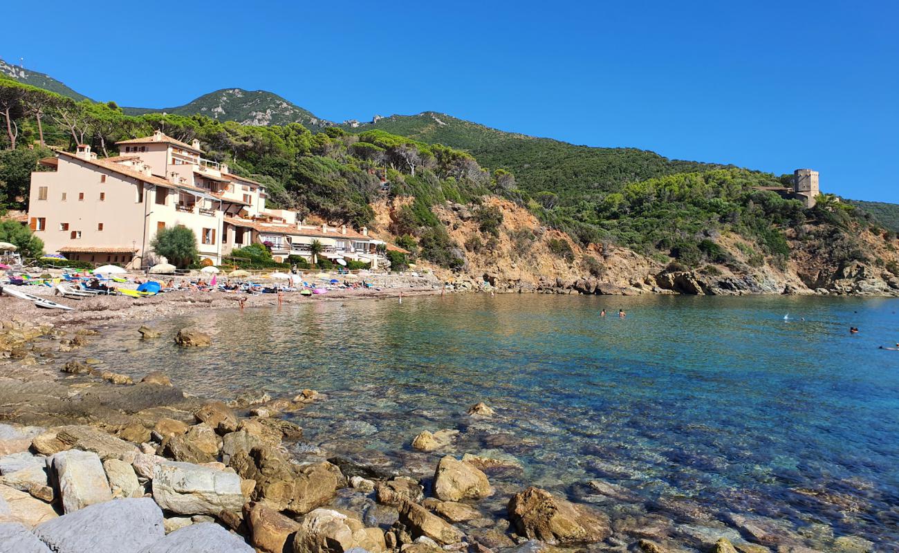 Foto de Spiaggia Le Cannelle con guijarro gris superficie