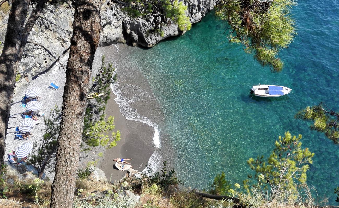 Foto de Positano beach III con guijarro fino gris superficie