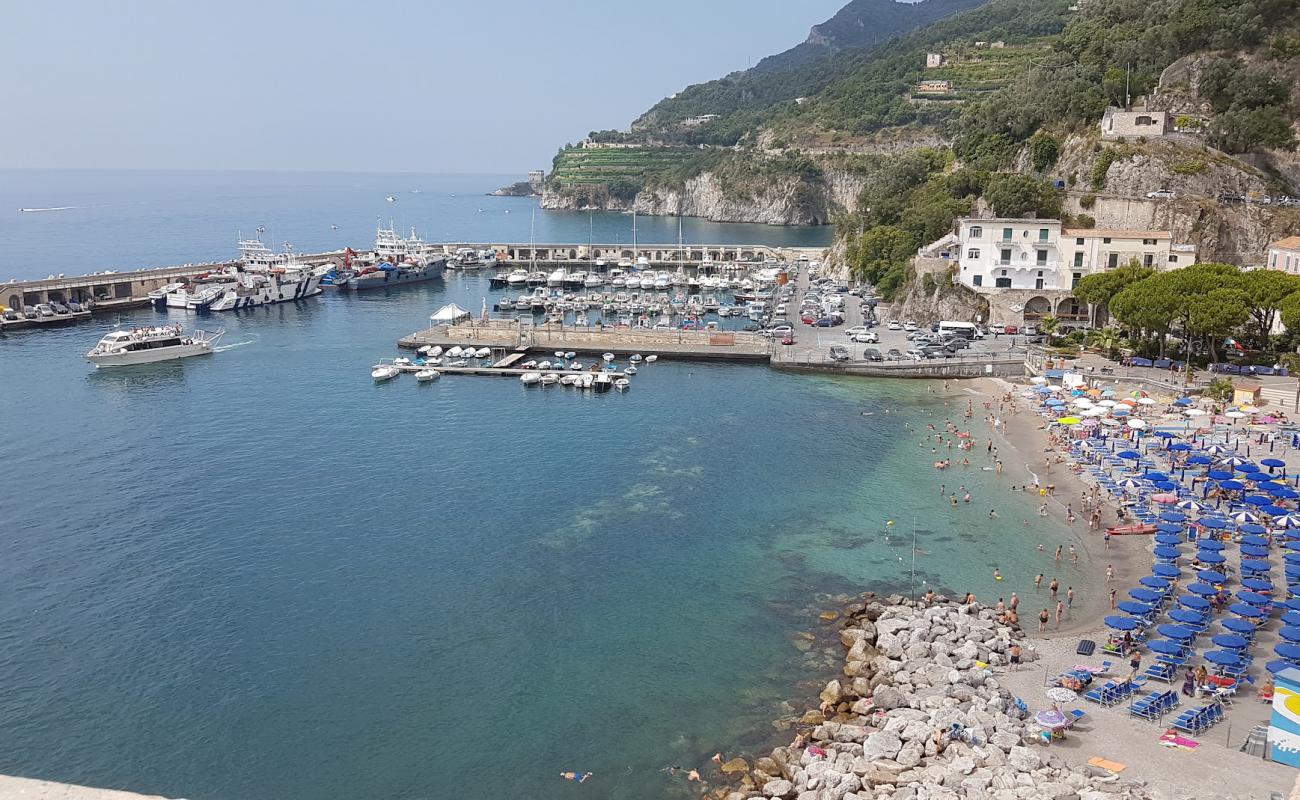 Foto de Spiaggia di Cetera con guijarro fino gris superficie