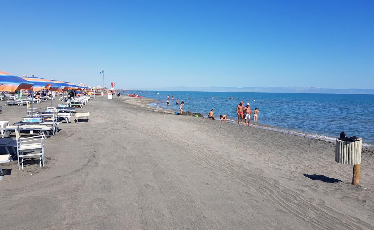 Foto de Margherita di Savoia con arena oscura superficie