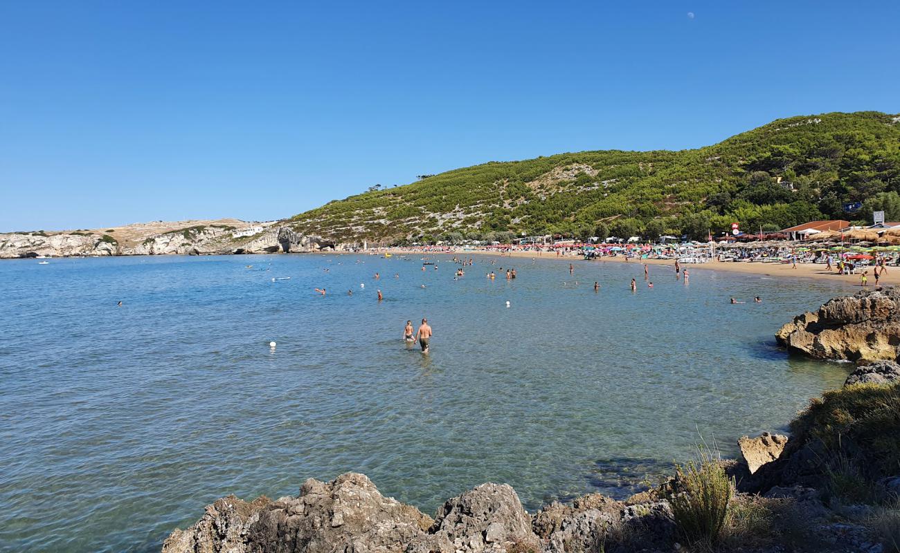 Foto de Spiaggia di San Nicola con arena fina oscura superficie