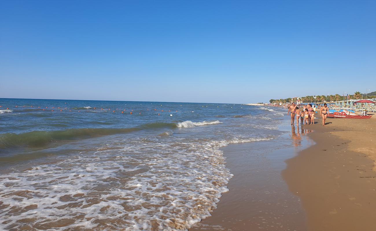 Foto de Spiaggia di Lido del Sole con arena oscura superficie