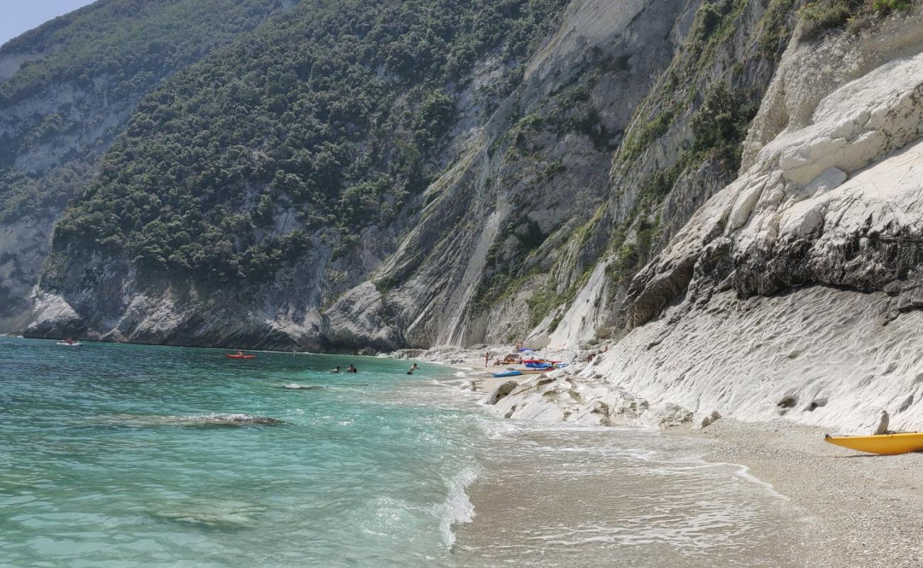 Foto de Spiaggia Sassi Bianchi con guijarro blanco superficie