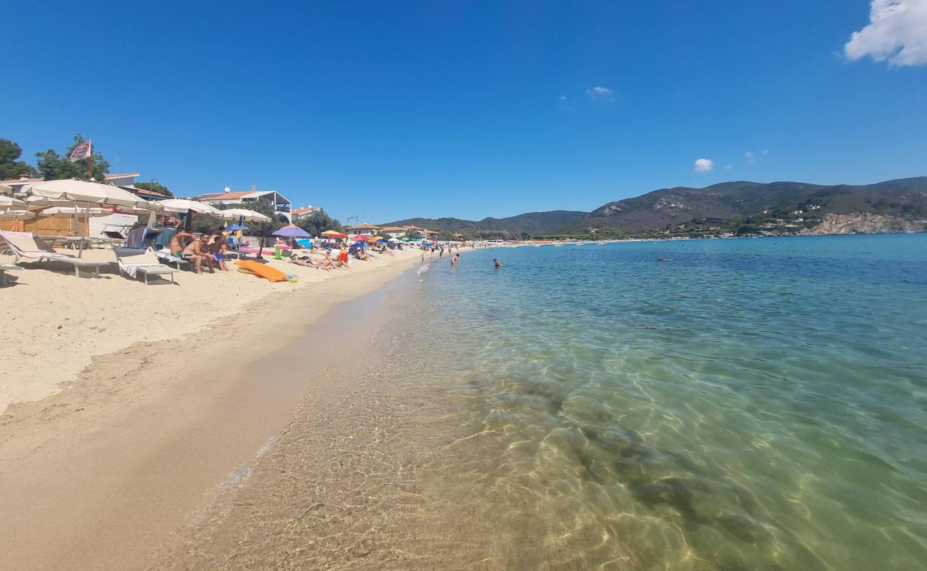 Foto de Playa de Marina di Campo con brillante arena fina superficie