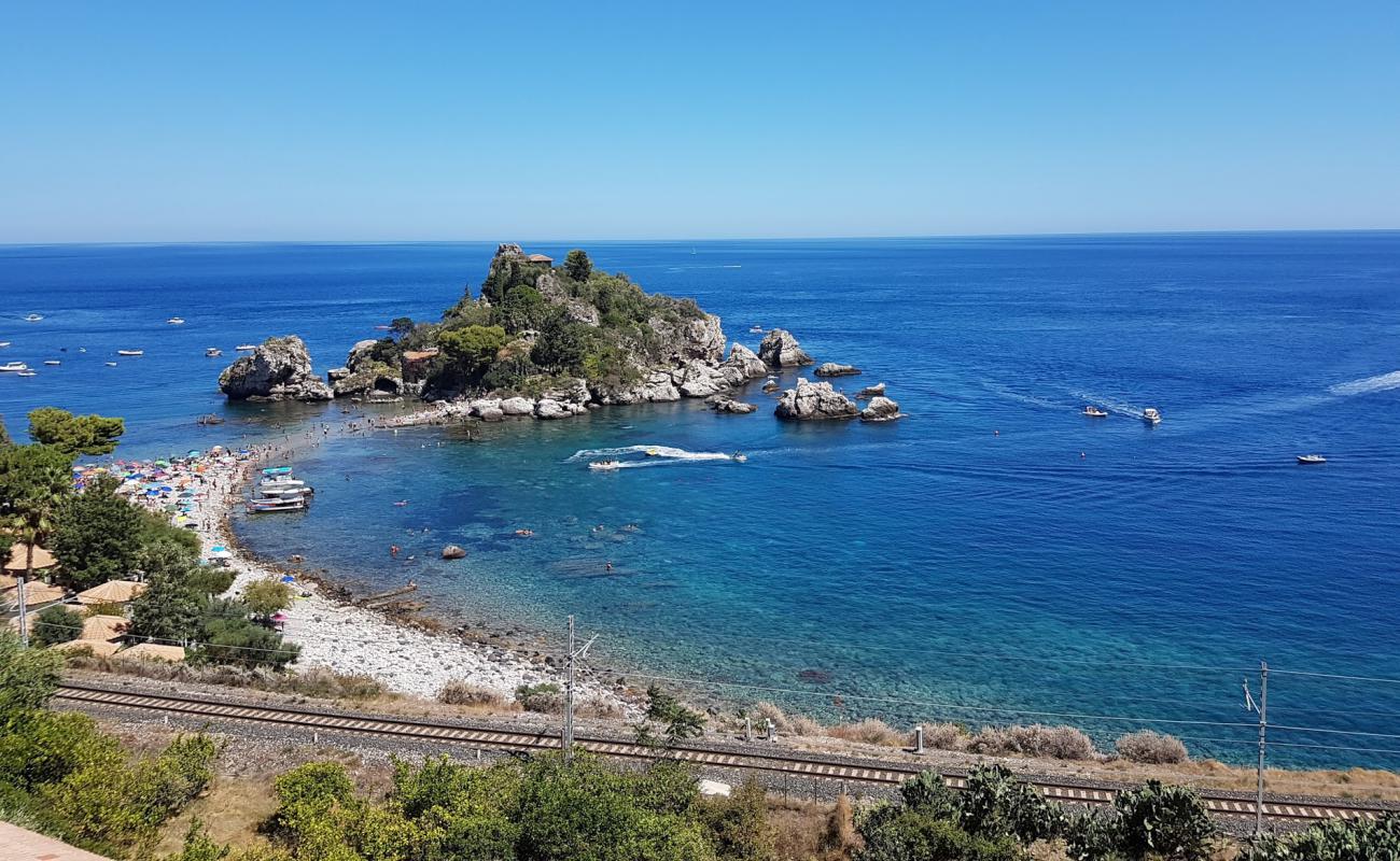 Foto de Isola Bella con guijarro gris superficie