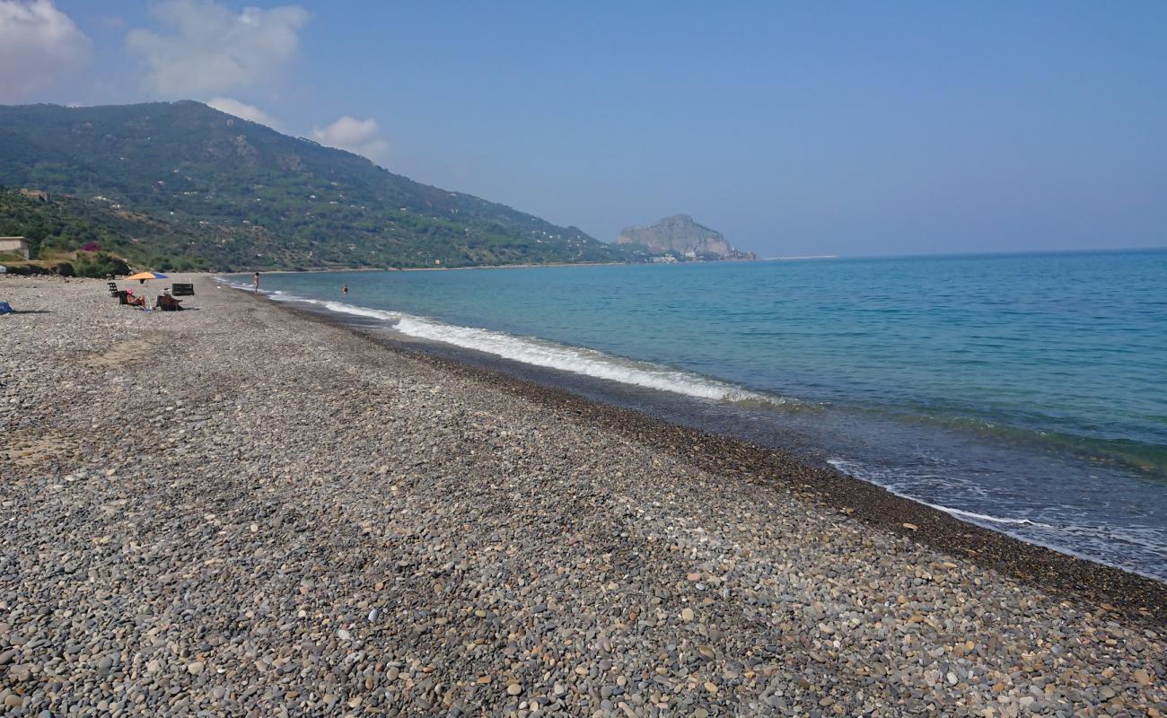 Foto de Nunziatina beach con guijarro ligero superficie