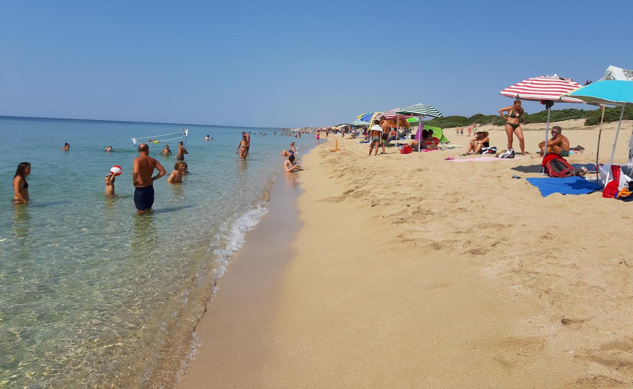 Foto de Torre Colimena beach con brillante arena fina superficie