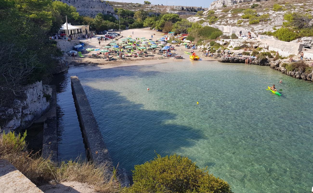 Foto de Spiaggia di Porto Badisco con arena brillante superficie