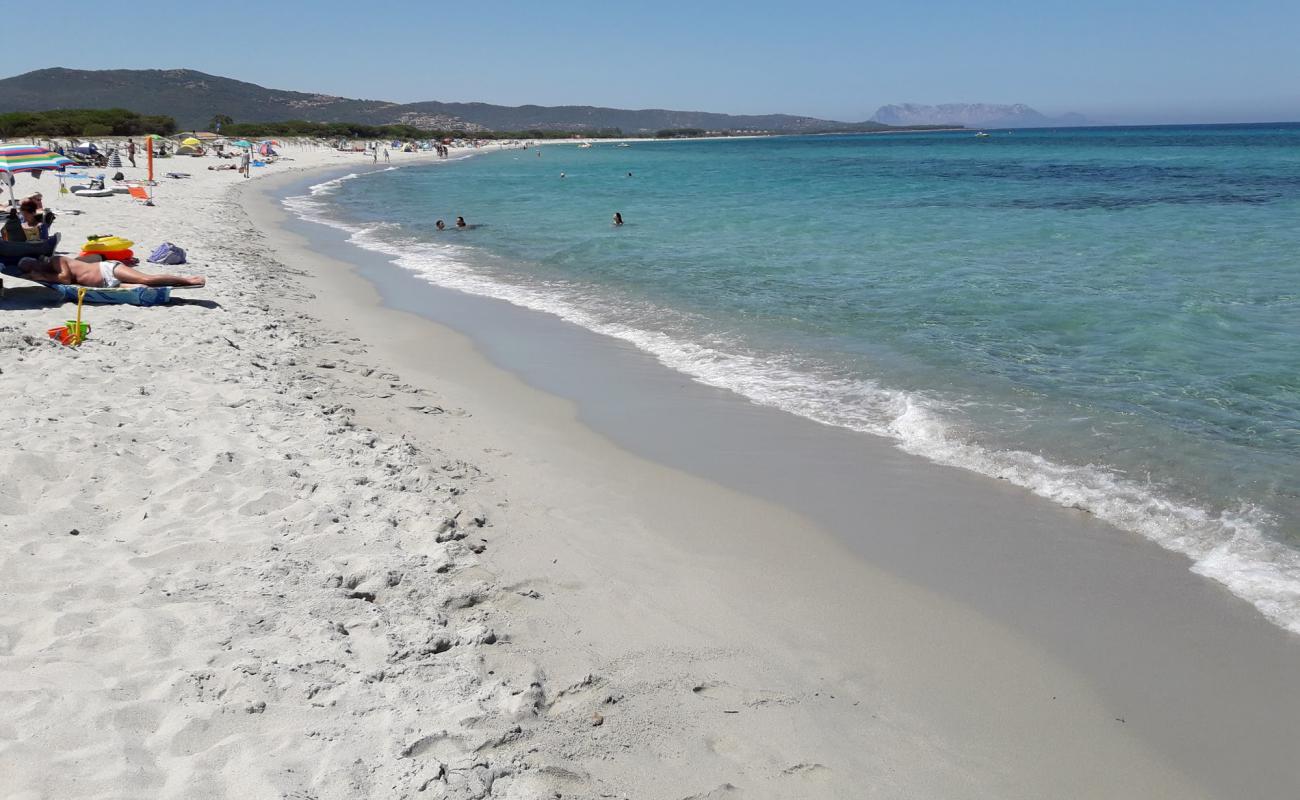 Foto de Playa de Budoni con brillante arena fina superficie