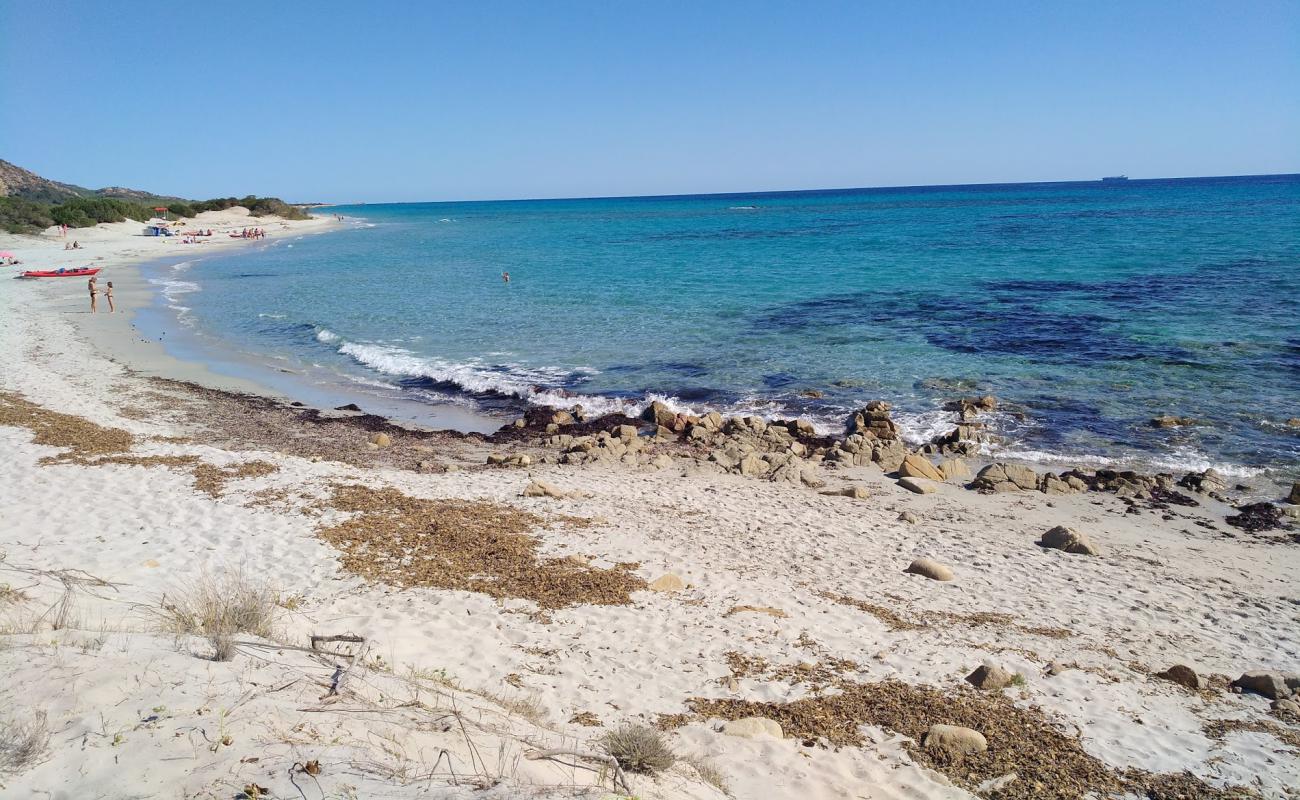 Foto de Playa Biderrosa con arena brillante superficie