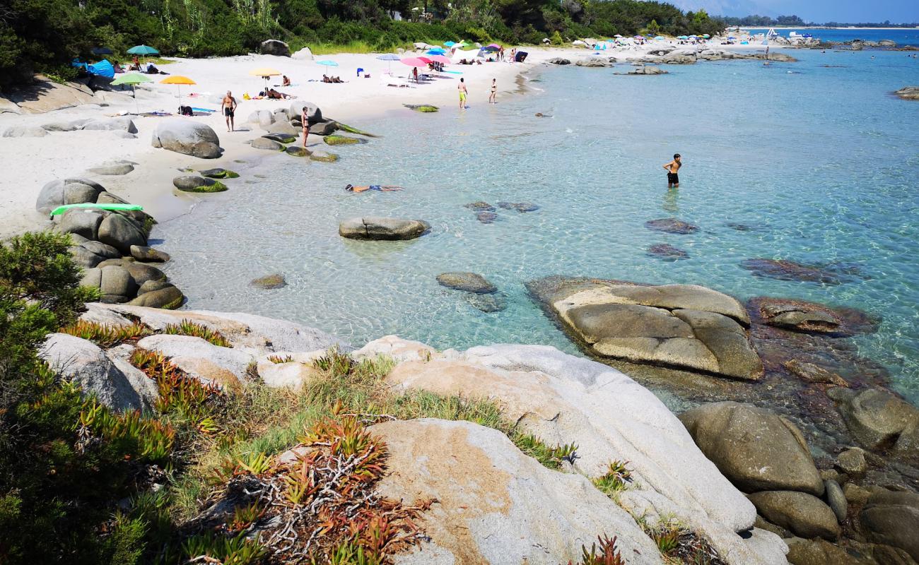 Foto de Spiaggia del Lido di Orri con brillante arena fina superficie