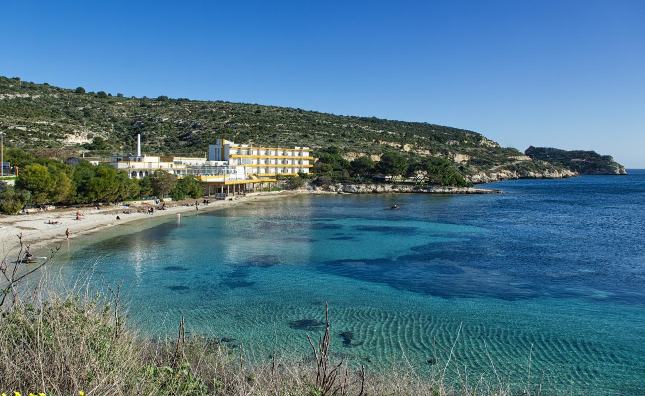 Foto de Cala Bernat II con brillante arena fina superficie