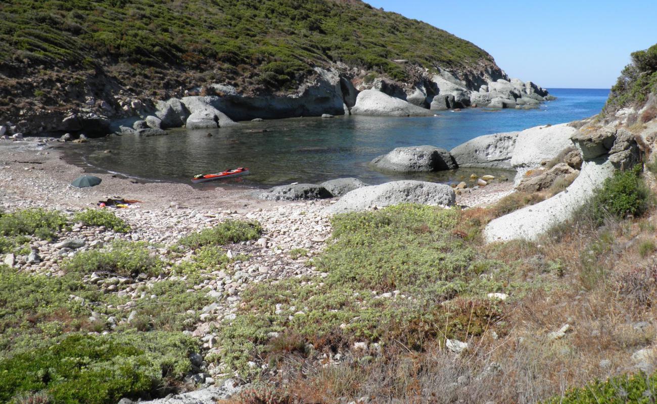 Foto de Cala Rapina con guijarro ligero superficie