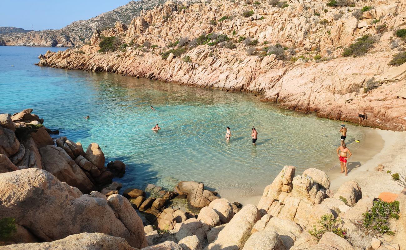 Foto de Cala Coticcio beach II con arena blanca superficie