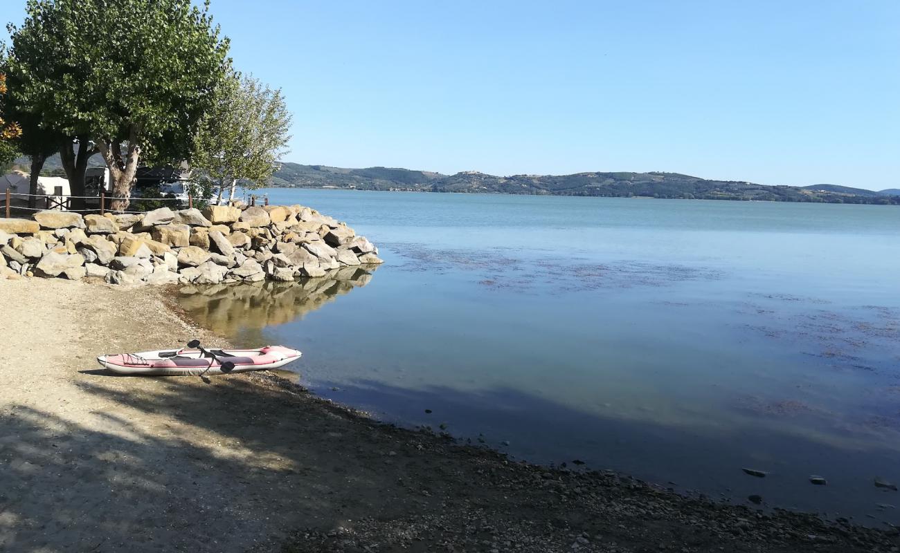 Foto de Hotel Lake Trasimeno - Kursaal con arena brillante superficie