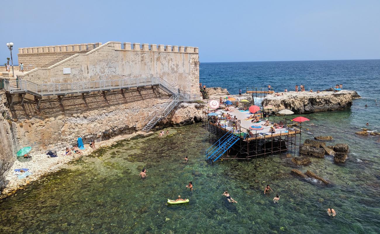 Foto de Spiaggia Diana nel Forte con piedra superficie